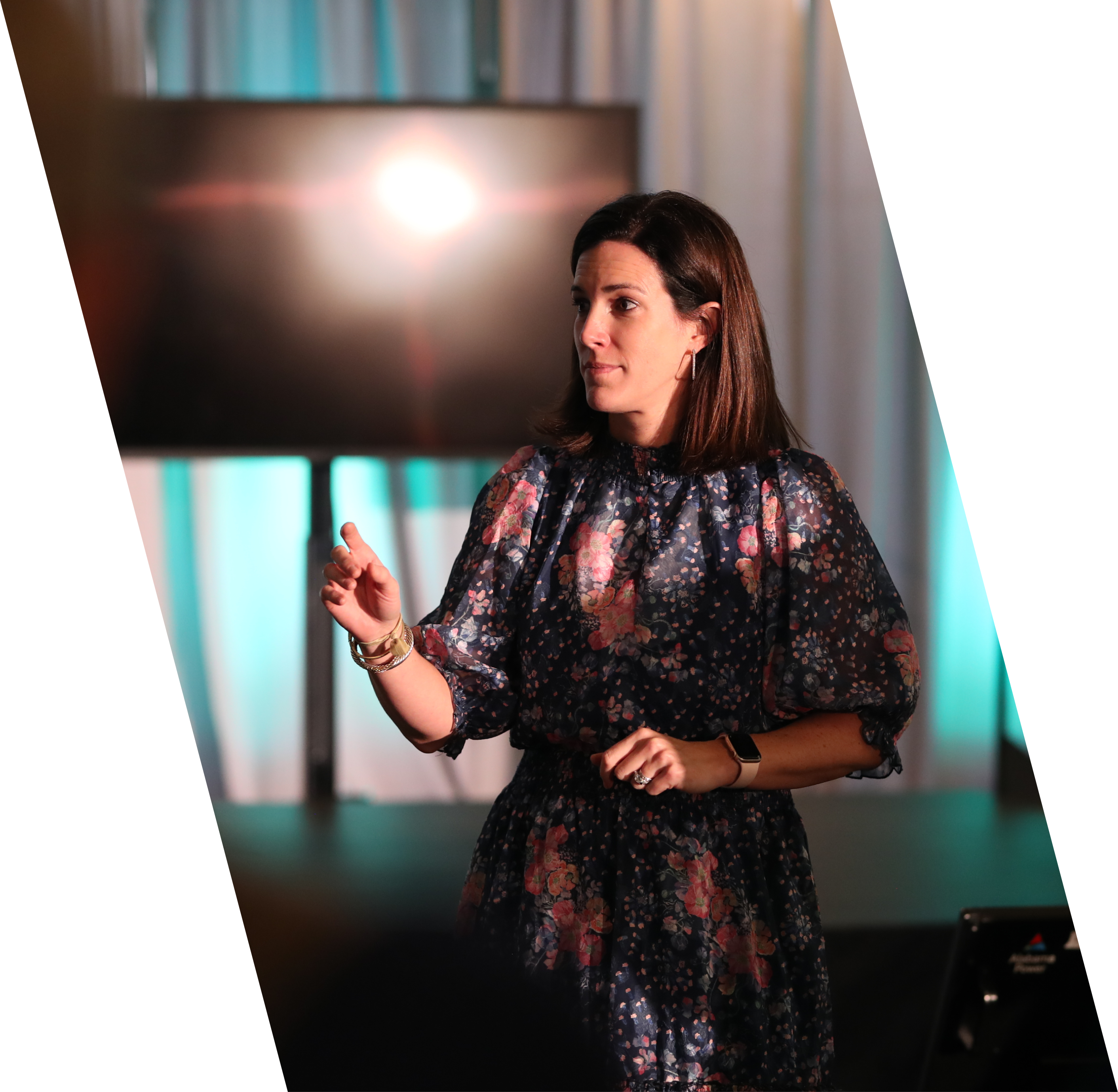 Miller Girvin of EDPA speaking at an Alabama Launchpad pitch finale.